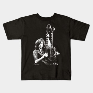 Led Zeppelin guitars heroo Kids T-Shirt